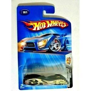 Hot Wheels 2004 Autonomicals 4/5 Ground FX 161 Diecast Toy Car Metal Black Gold